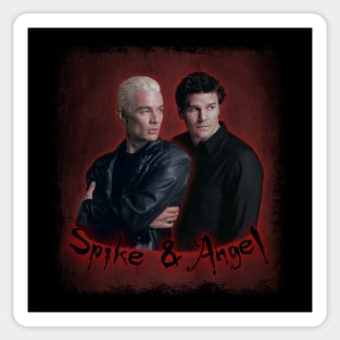 Spike & Angel Vintage Look Sticker